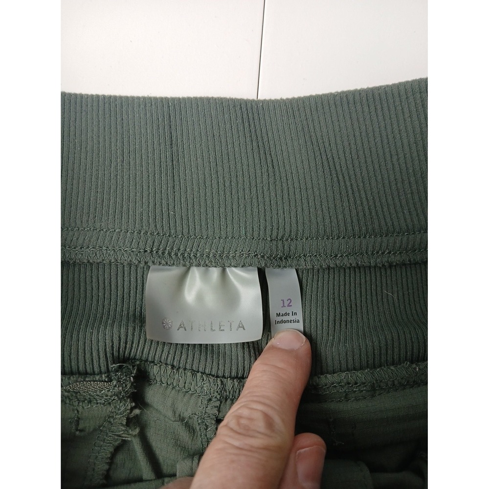 Athleta Size 12 GreenWomen's Technical Hiking Pants / Outdoor Utility Pants - Picture 9 of 13